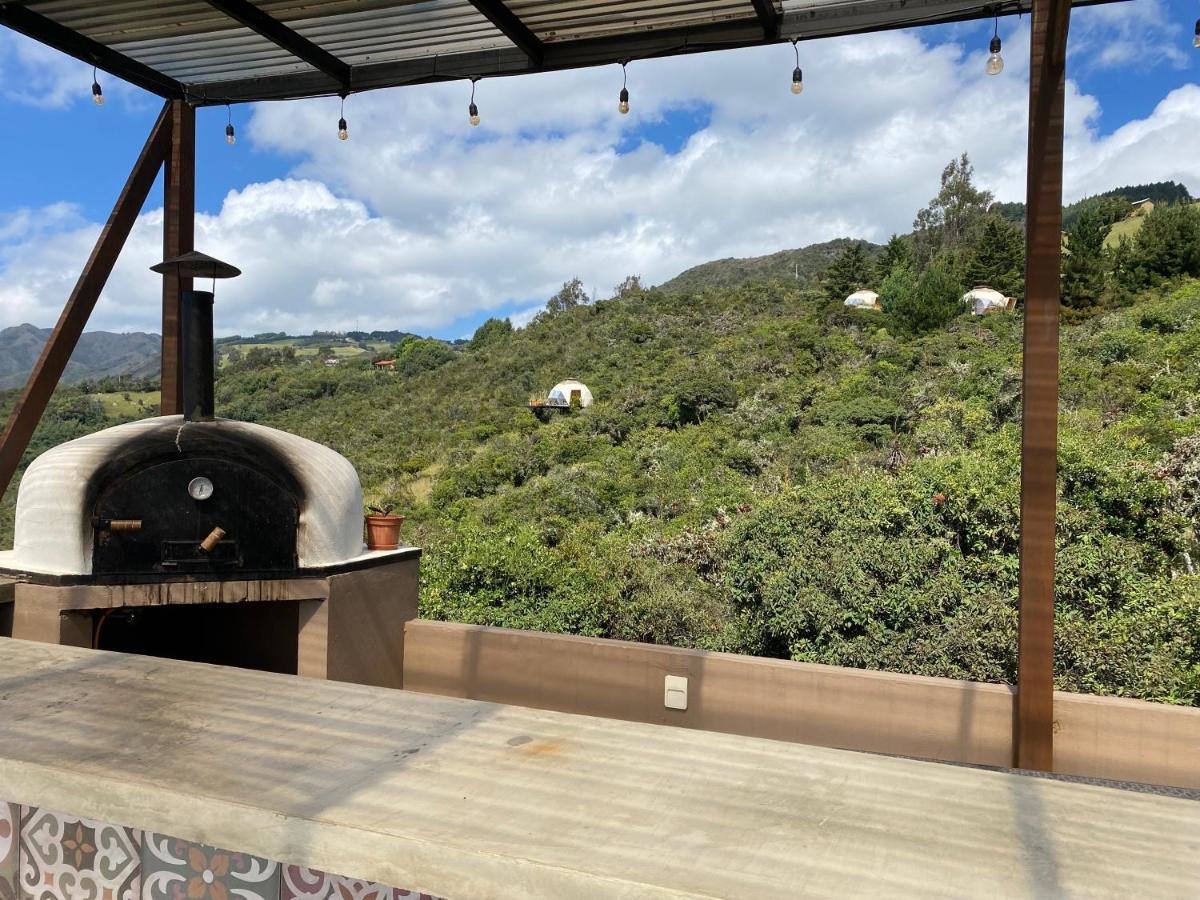 Casa Oro Glamping Hostel Guatavita Exterior photo